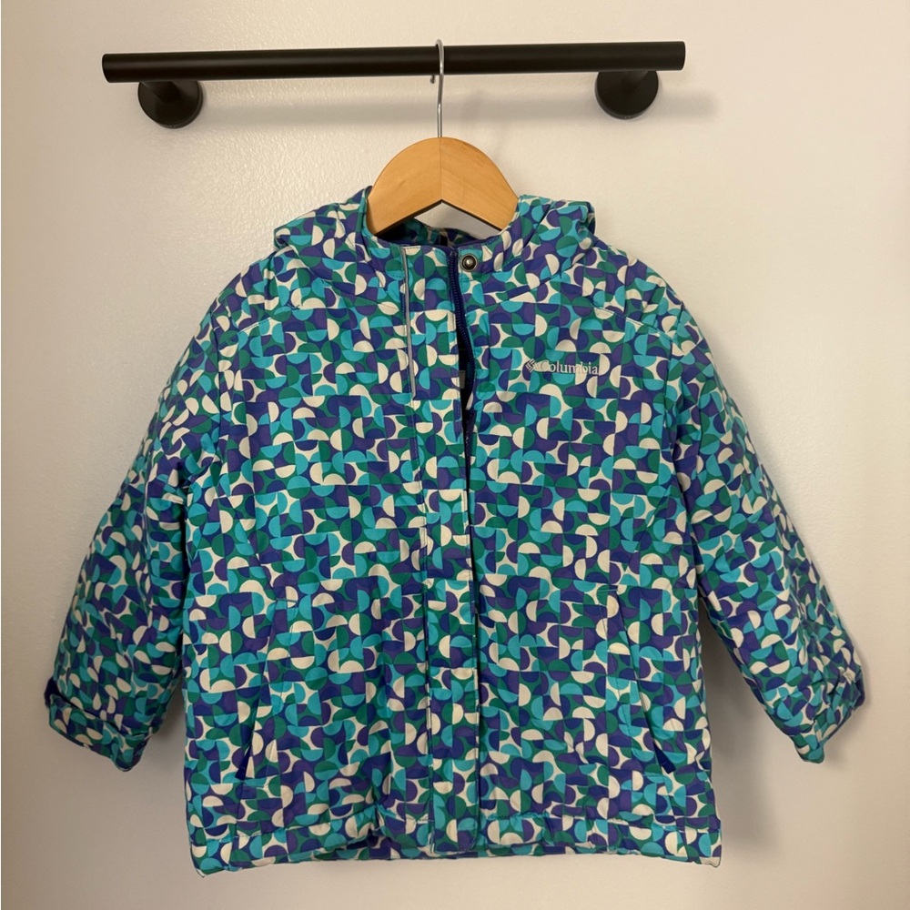 Columbia Kids' Multicolor Geometric Puffer Jacket